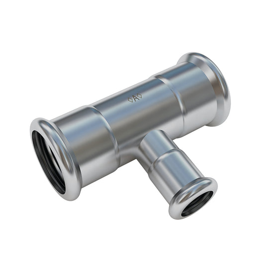 INOX Press T-Stück reduziert